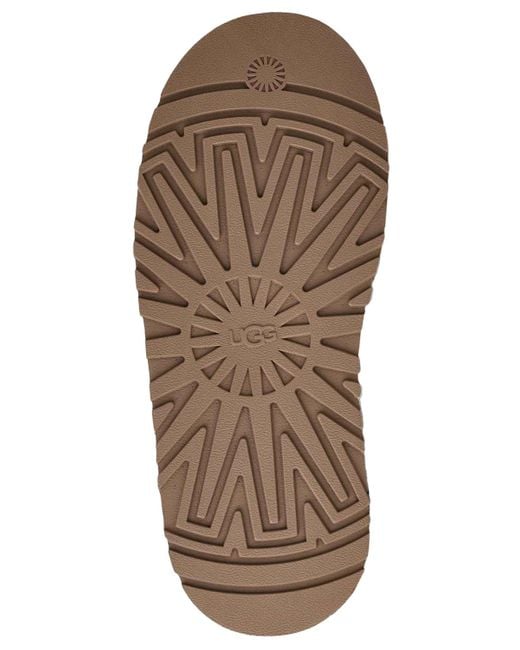 Ugg Brown Tazz Ii Platform Slippers