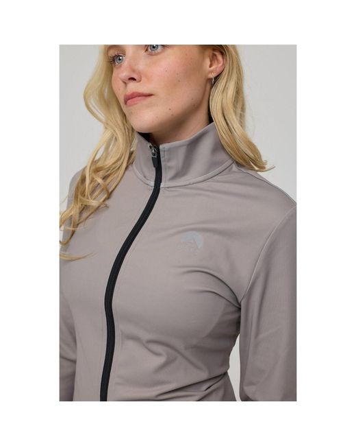 OOSC Gray Infinite Cropped Zipped Jacket