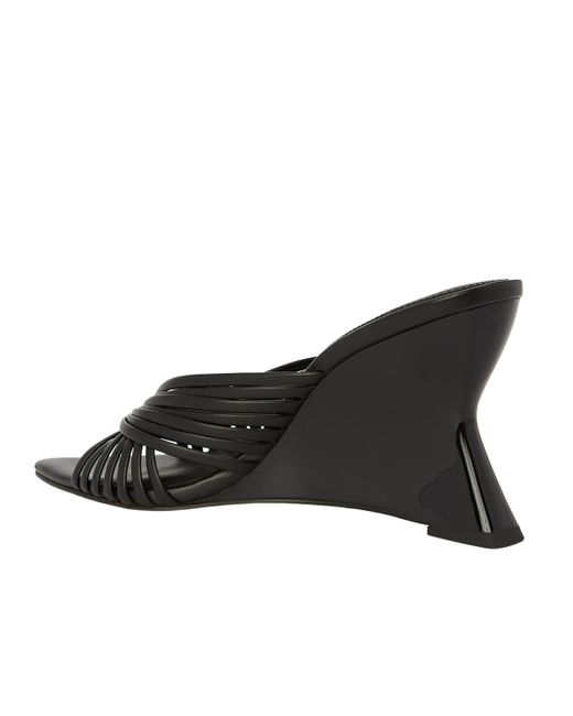 Katy Perry Black Trendygurl Intertwined Slip-on Sandals