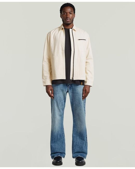 G-Star Natural Zip Coach Jacket for men