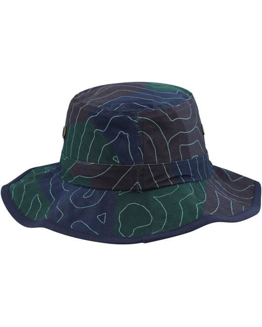 RVCA Blue Island Hex Reverse Boonie Hat for men