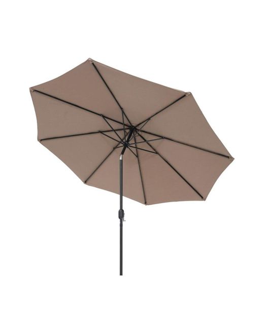 Mondawe Gray 10 Feet Outdoor Patio Umbrella