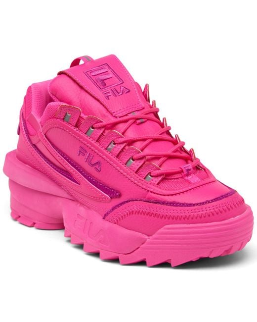fila disruptor 2 patent wmn pink