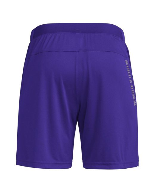 Adidas Blue Washington Huskies Designed For Training 7" Aeroready Shorts for men