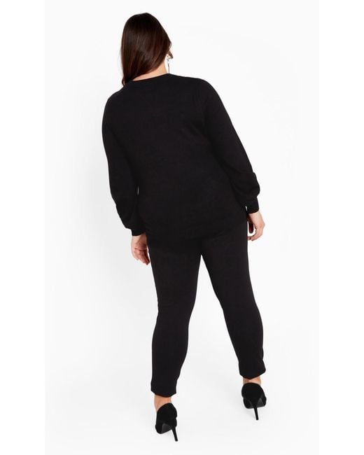 Avenue Black Plus Size Peyton Sweater