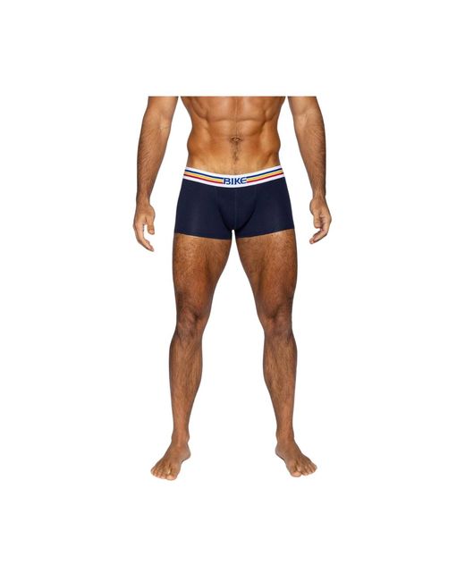 Bike Athletic Blue Stretch Cotton Trunk Underwear for men