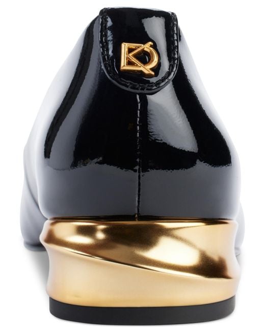 Donna Karan Blue Savita Pointed Toe Flats