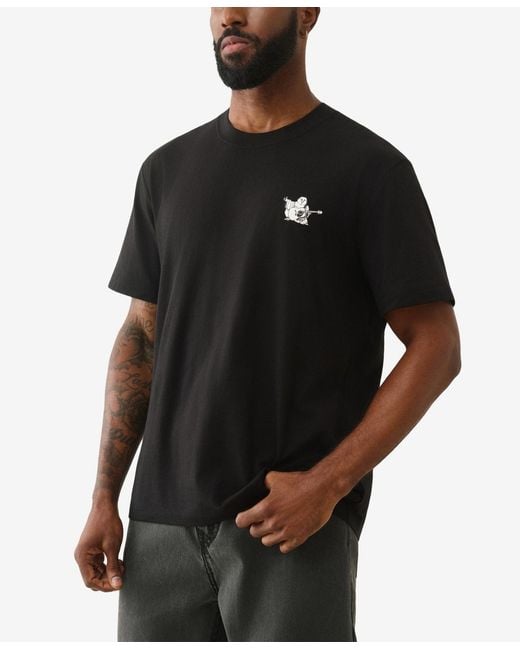 True Religion Black Short-sleeve T-shirt for men