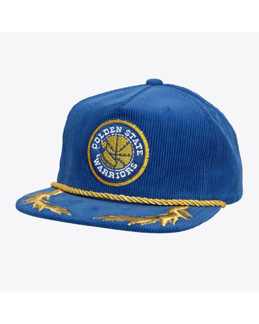 Mitchell & Ness Blue X Dannijo Golden State Warriors Deadstock Cord Snapback Hat