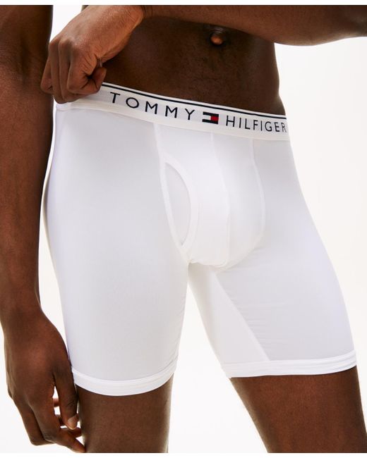 Tommy Hilfiger Blue Â 3-pack Micro Boxer Briefs Set for men