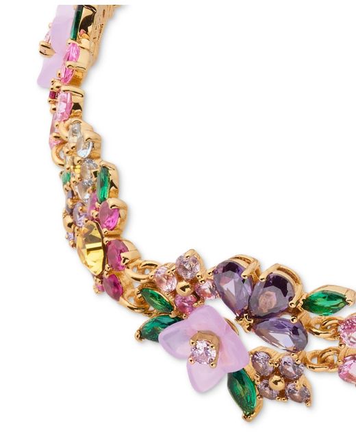 Kate Spade Gold-tone Stone & Cubic Zirconia Bursting Blooms