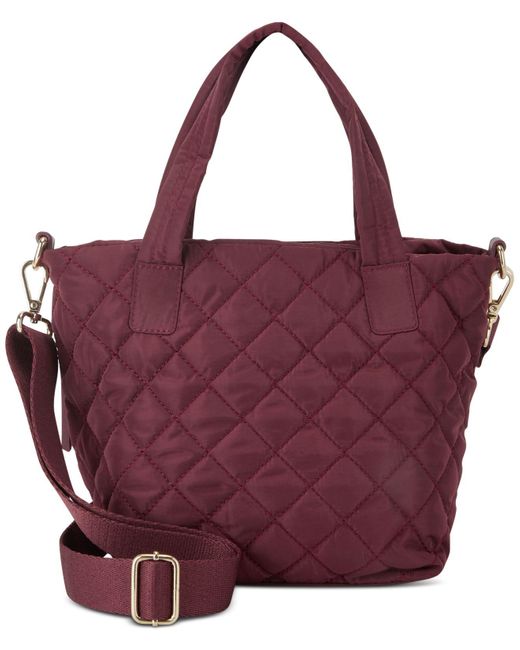 INC International Concepts Synthetic Small Breeah Quilted Tote, Created