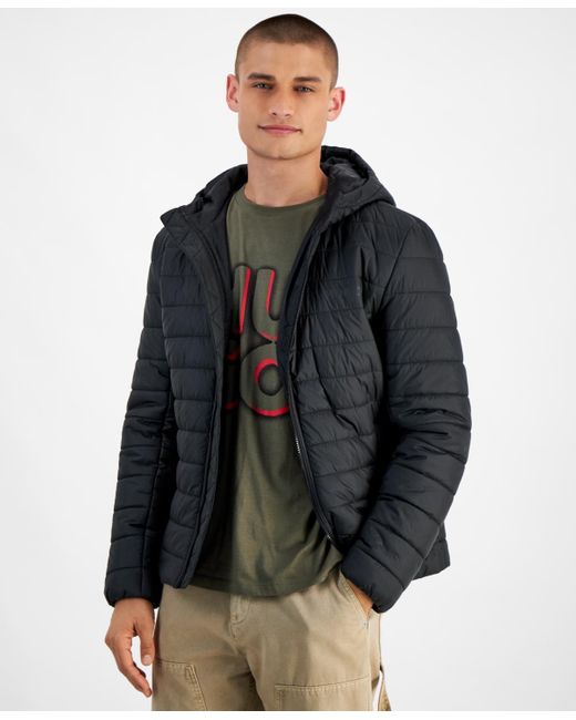 BOSS Hugo By Barvi2435 Slim fit Quilted Full zip Liner Jacket in Black for Men Lyst