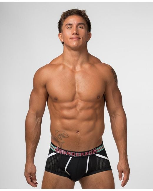 Rounderbum Blue Varsity Anatomic Mini Trunk for men