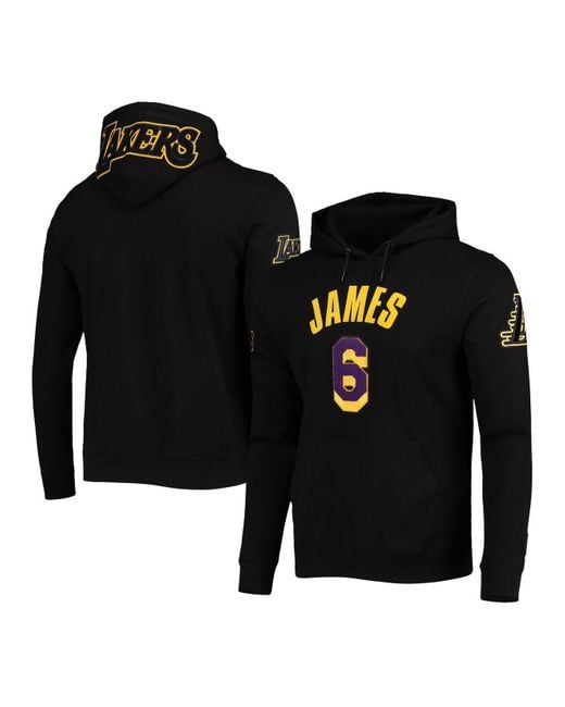 Men's Pro Standard LeBron James Gold Los Angeles Lakers #6 Caricature T-Shirt Size: Medium