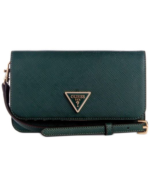 Guess Noelle Small Flap Organizer Crossbody in Green Lyst