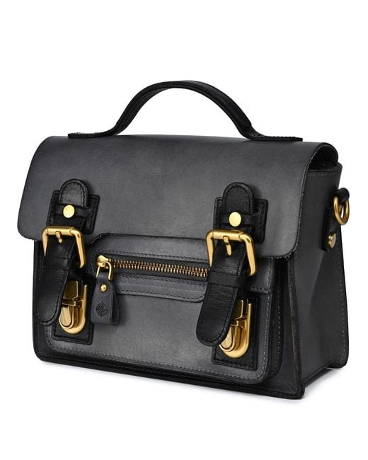 Old Trend Black Aster Mini Satchel