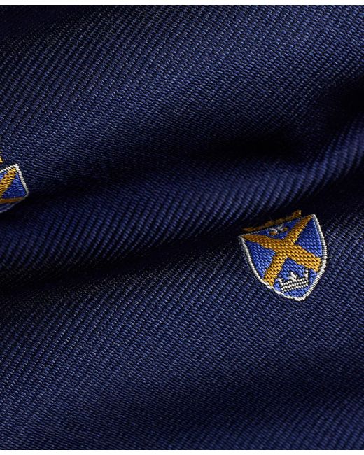 Polo Ralph Lauren Blue Silk Repp Club Tie for men