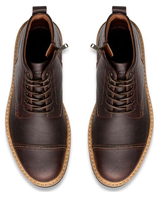 Clarks Brown Collection Weltridge Zip Boots for men