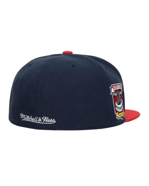 Mitchell & Ness Navy, Red St. Louis Cardinals Bases Loaded Fitted Hat