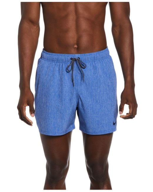 Nike Contend Colorblocked 5" Swim Trunks in Blue for Men Lyst