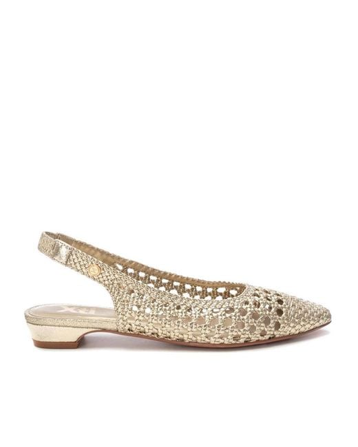 Xti Natural Slingback Flats