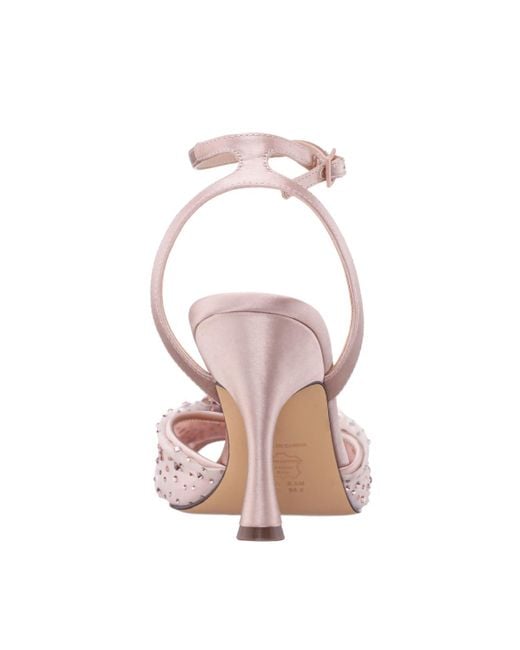 Nina Pink Vida Almond Toe Evening Sandals