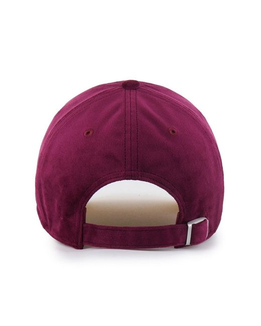 '47 Purple Washington Commanders Spirited Clean Up Adjustable Hat