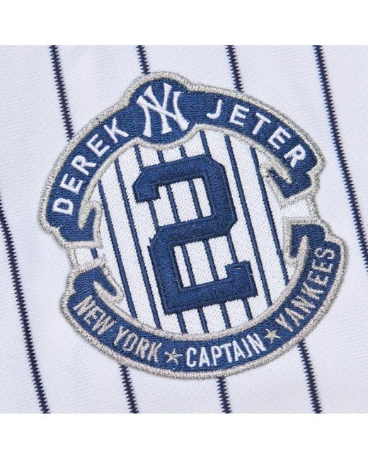 Mitchell & Ness Ichiro Suzuki White New York Yankees 2014 Cooperstown Collection Authentic Throwback Jersey for men