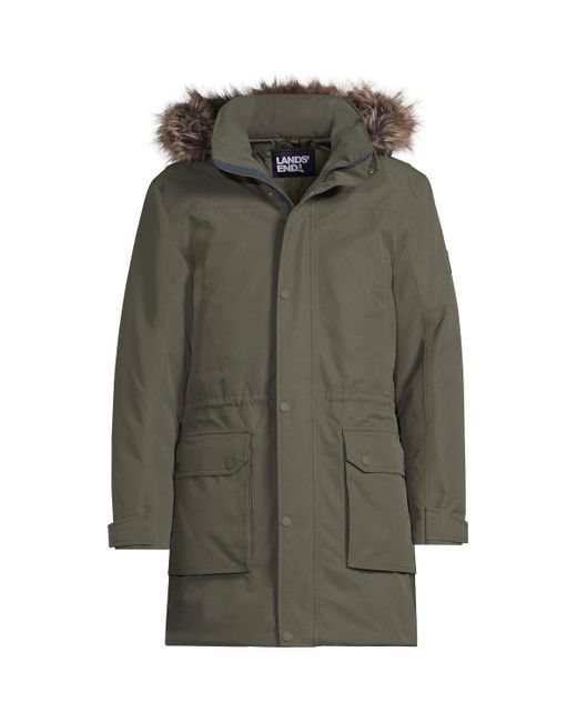 Lands' End Expedition Waterproof Winter Down Parka in Gray for Men Lyst