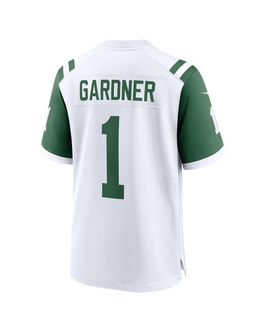 Nike Green Ahmad Sauce Gardner New York Jets Classic Alternate Game Jersey for men
