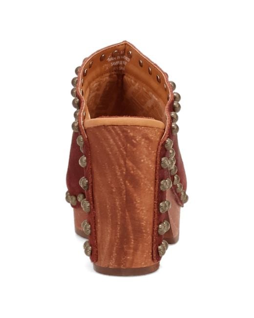 Dingo Red Echo Wooden Sandal