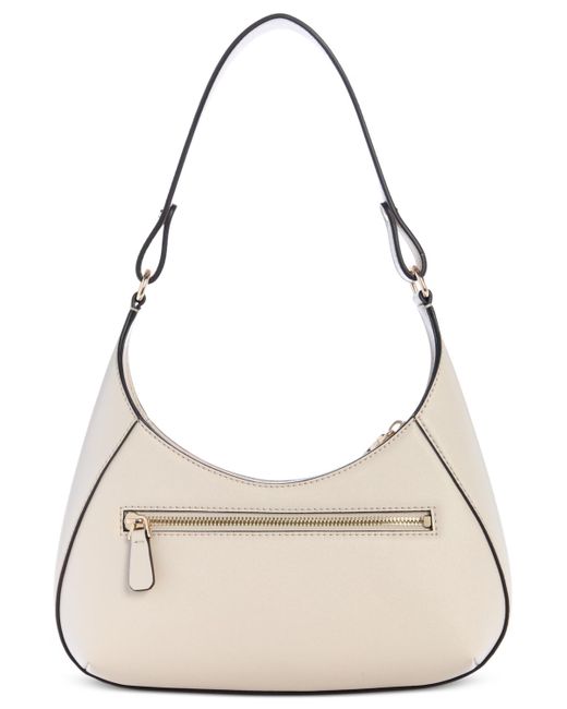 Guess Natural Mimina Small Top Zip Shoulder Bag