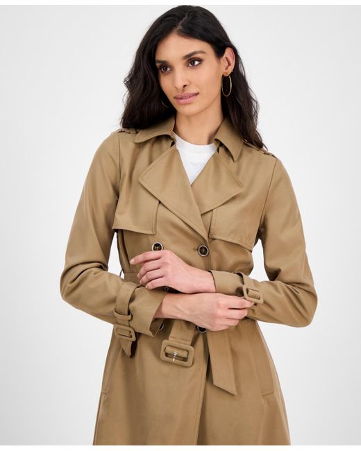 Guess Blue Maya Unstructured Trench Coat
