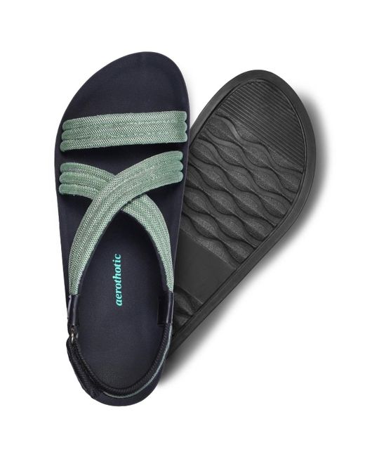 AEROTHOTIC Black Hadal S Comfortable Slingback Sandal