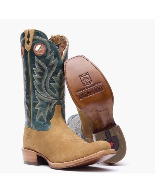 Durango Blue Prca Collection Roughout Western Boot for men