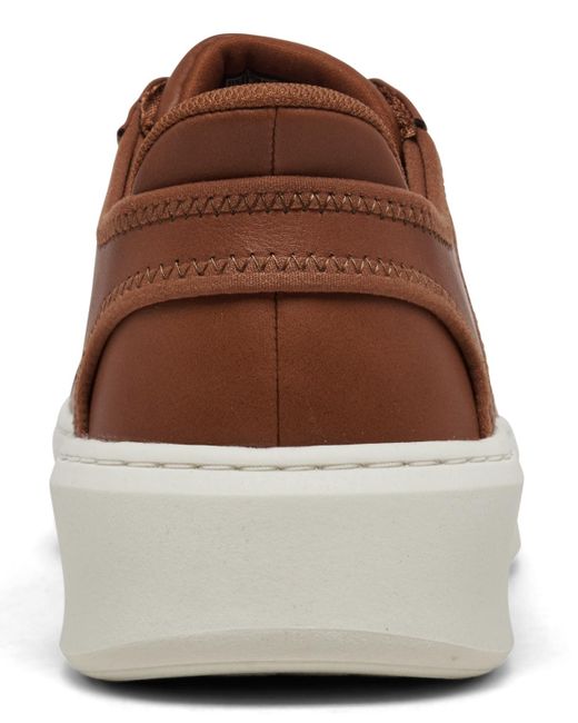 Skechers Brown Slip-ins Court Break Wide-width Casual Sneakers From Finish Line for men