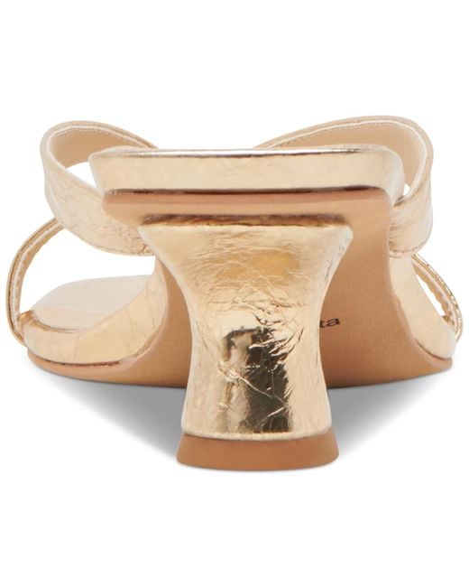 Dolce Vita White Brevel Thong Low Block Heel Dress Sandals