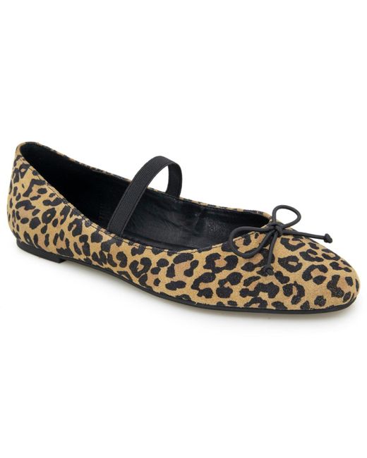 Cole Myra Square Toe Ballet Flats in Black Lyst