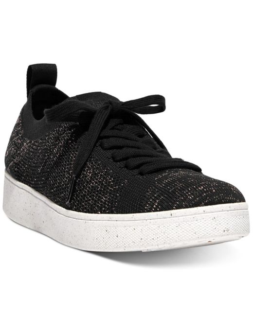 Fitflop Black Rally Multi Knit Sneakers