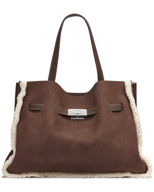DKNY Brown Bryar Large Satchel Bag