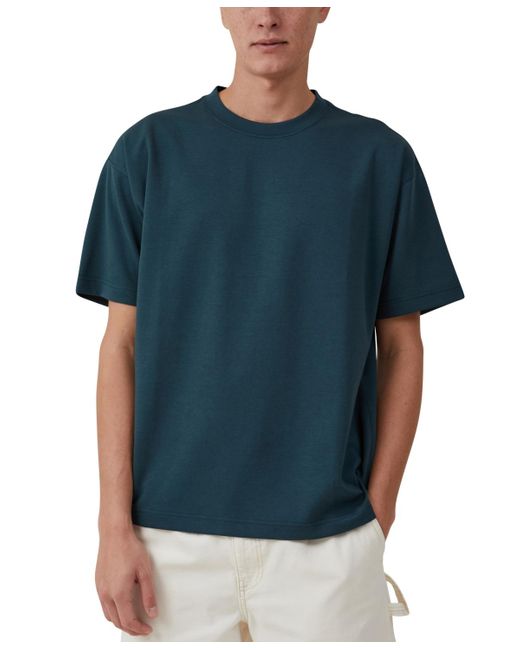 Cotton On Blue Hyperweave T-shirt for men