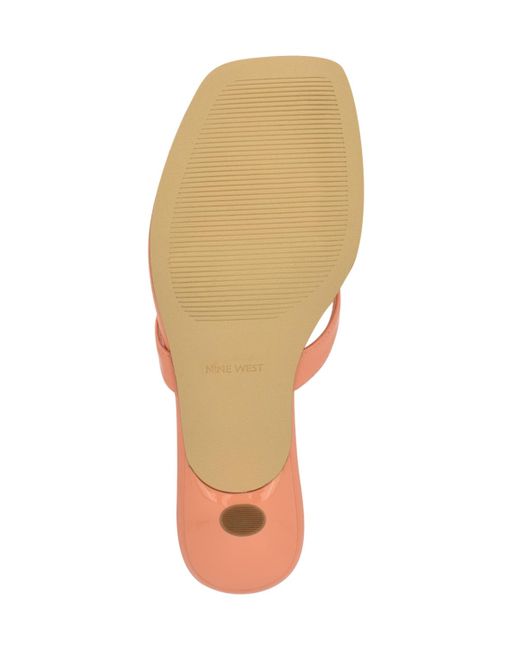 Nine West Pink Andela Slip-on Dress Sandals