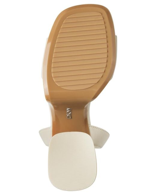 DKNY Metallic Scotia Platform Sandals