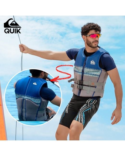 Quiksilver Blue Life Vest for men