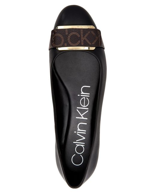 calvin klein women's oneta ballet flats