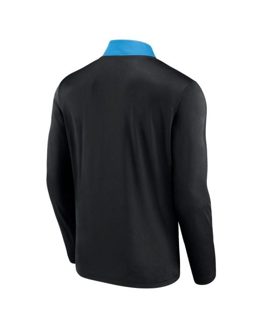 Fanatics Blue Miami Marlins Unstoppable Quarter-zip Top for men