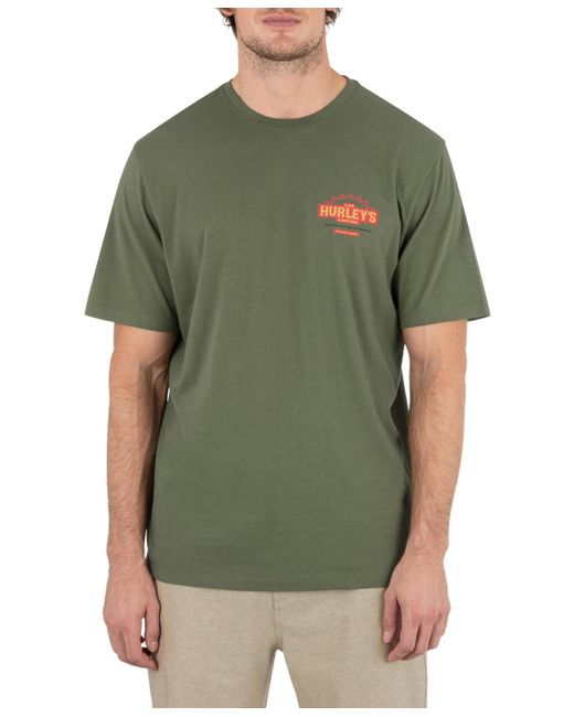 Hurley Green Los Short Sleeve T-shirt for men