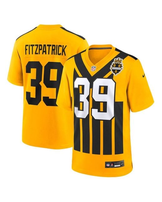 Nike Yellow Minkah Fitzpatrick Pittsburgh Steelers Alternate Game Jersey for men