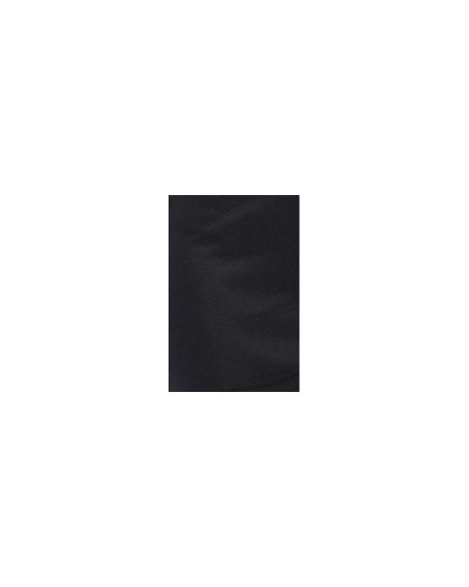 Bebe Black Powermesh Midi Dress With Side Shirring